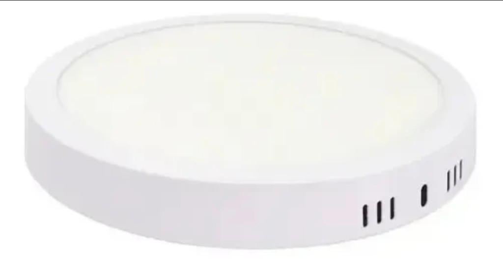 Aplique de pared redondo en PVC, 24W